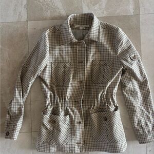 Veronica Beard Multicolor Houndstooth Jacket